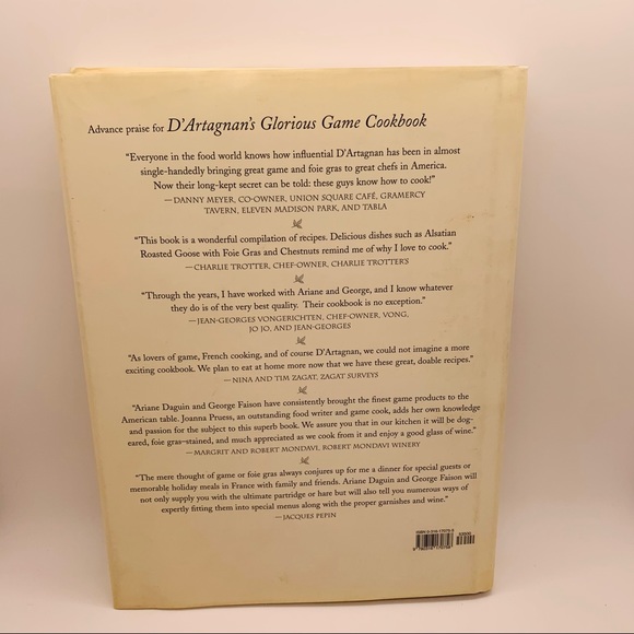 NWT D'Artagnan's Glorious Game Cookbook - Picture 3 of 5